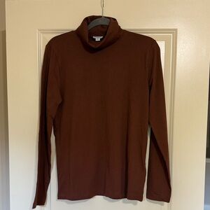 J Crew Tissue Turtleneck BB748 - Brown